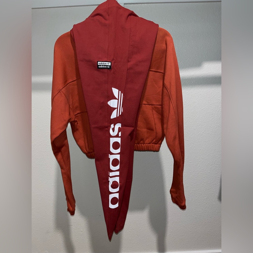 Adidas Maroon/Orange Leggings